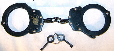 Police Handcuffs with Chain