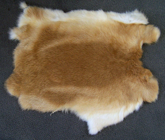 Rabbit Skin Pelt - 12 x 16 Inches