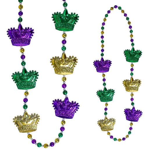 Bead 42" Plastic Crowns (6 PACK)