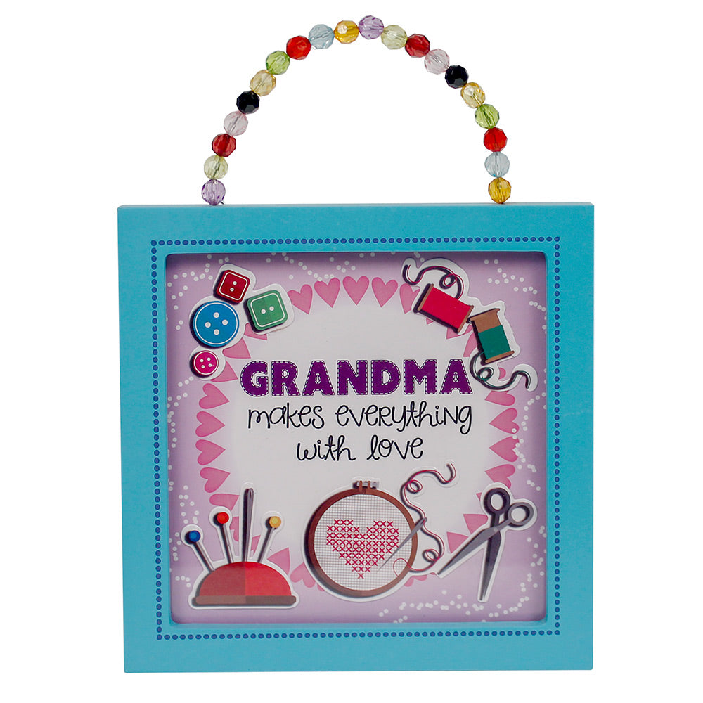 Grandma Wooden Shadow Box 5-7/8"