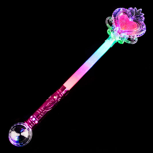 Light Up Princess Magic Ball Wand 21"