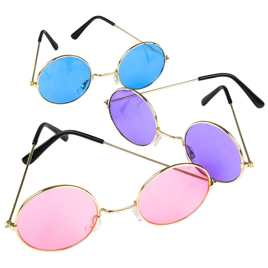 Round Color Lens Sunglasses (DZ)