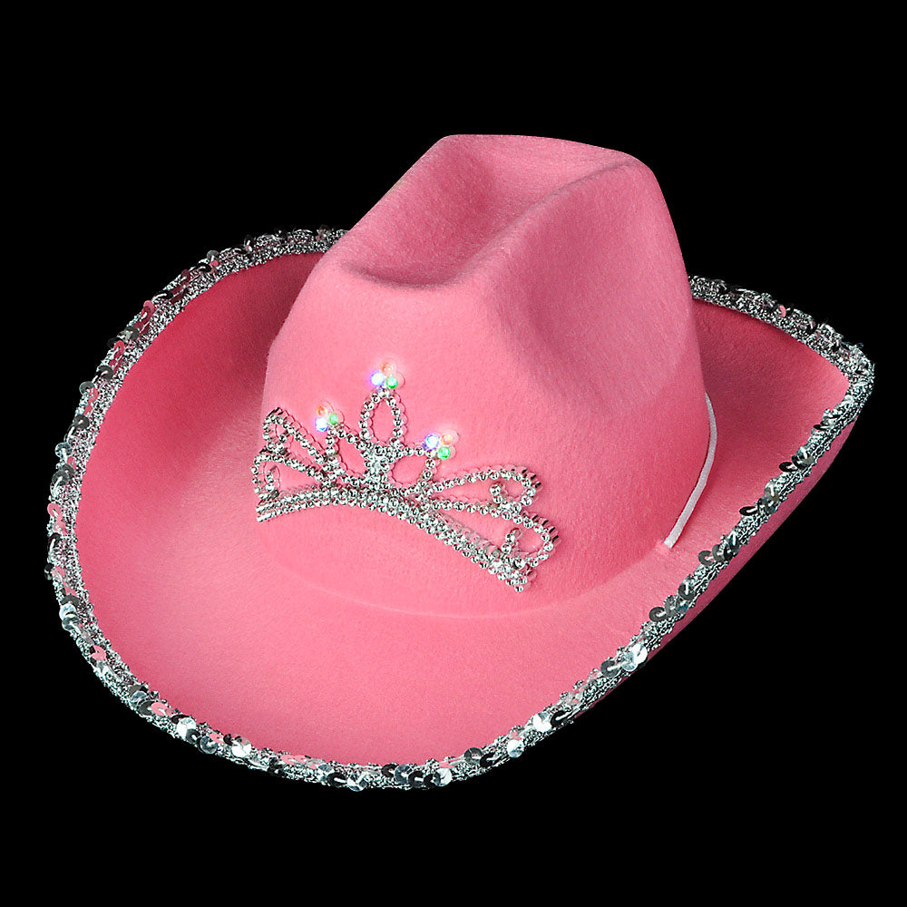 Light Up Child Size Cowgirl Hat