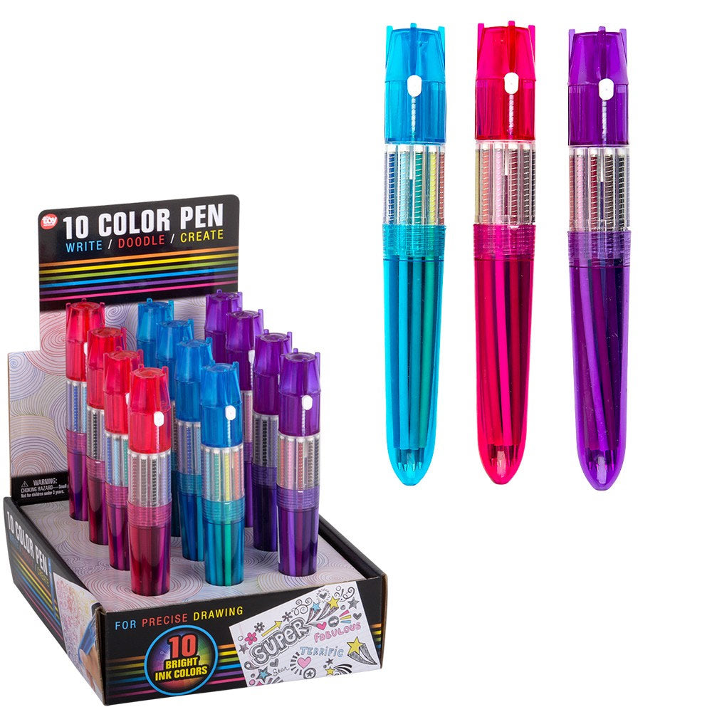 10 Color Pen 6" (DZ)