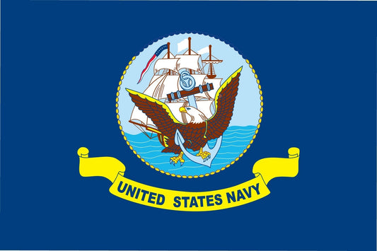 Nylon Heavy Duty United States US Navy Ship Military 3' x 5' Flag