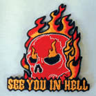 See You in Hell 4 Inch Patch – Iron-On or Sew-On