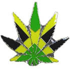 Reggae Pot Leaf Hat / Jacket Pin – Stylish and Unique Accessory for Your Hat or Jacket