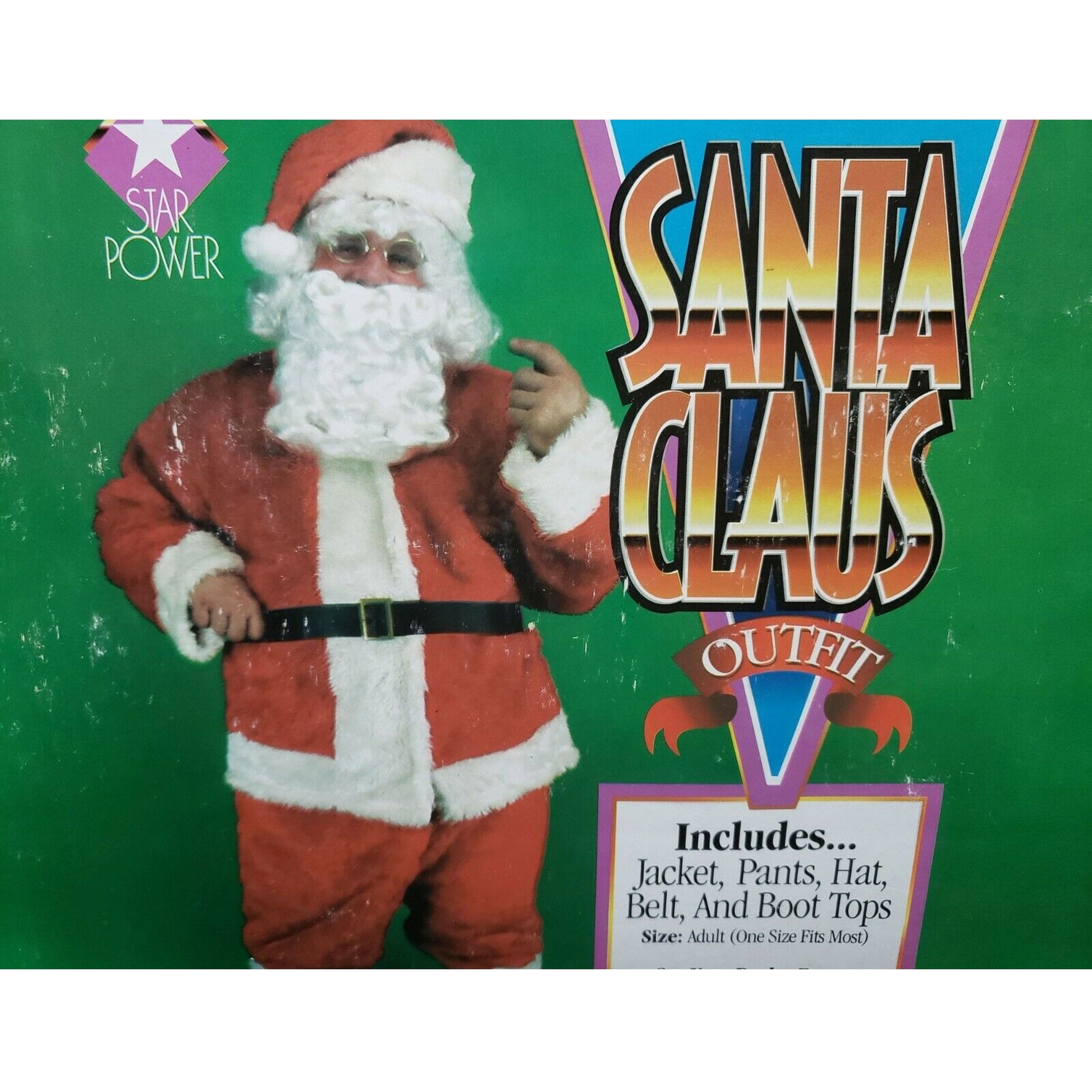 Plush Adult Santa Claus Christmas Suit Costume - NoveltiesMart.com Wholesale