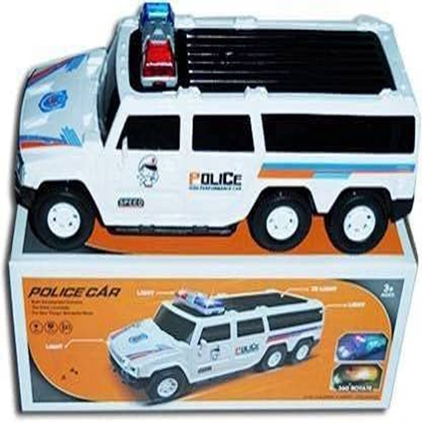 B/O Police SUV Car for Kids Toy