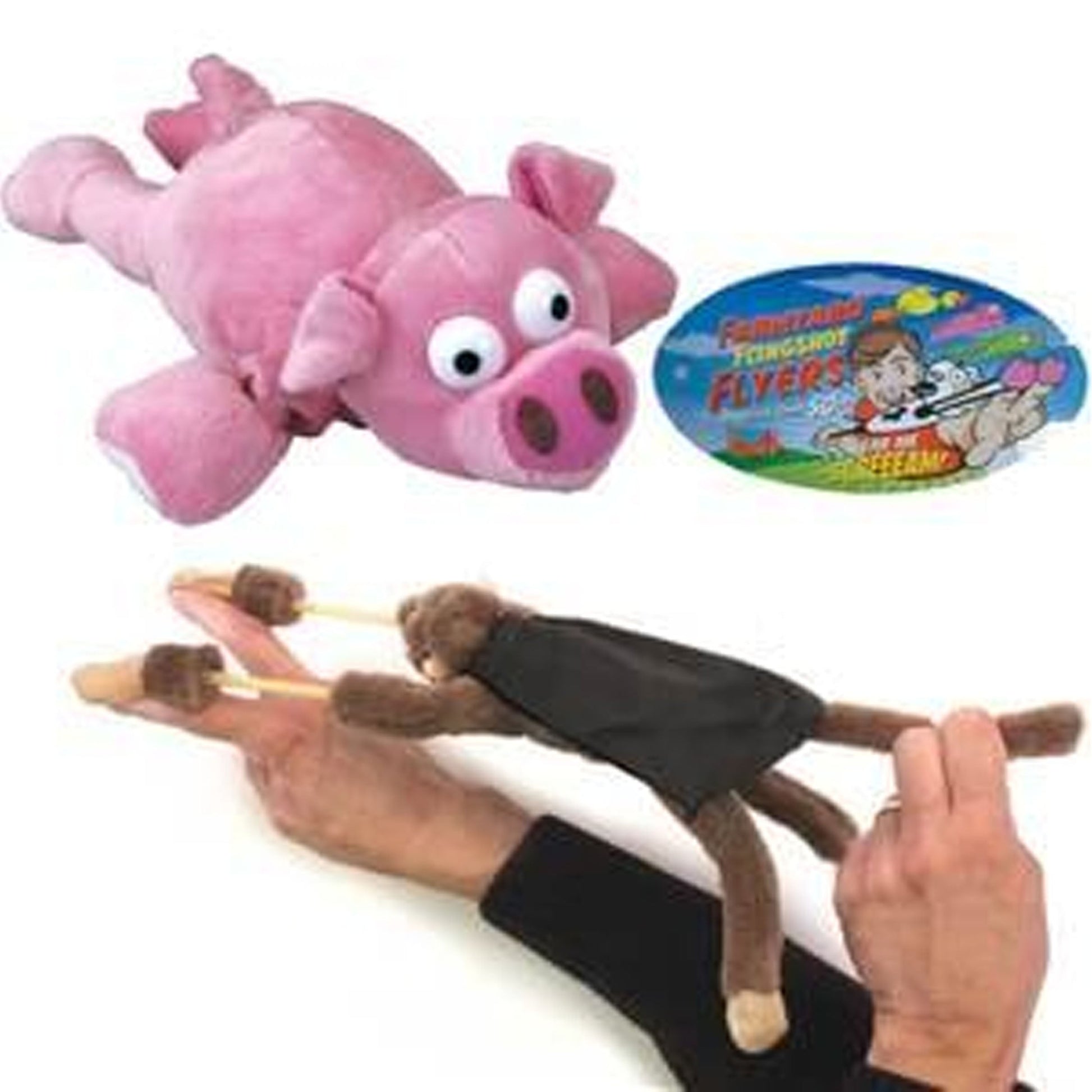 Flying Slingshot Pig Toy - NoveltiesMart.com Wholesale