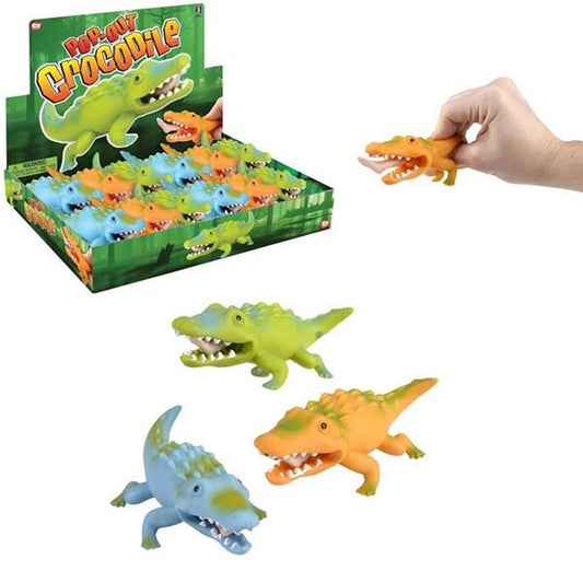 Pop Out Tongue Crocodile – Fun Squeeze Toy