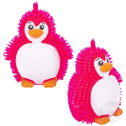 Puffer Penguin Squeeze Toy - 3" Soft Sensory Fidget Ball