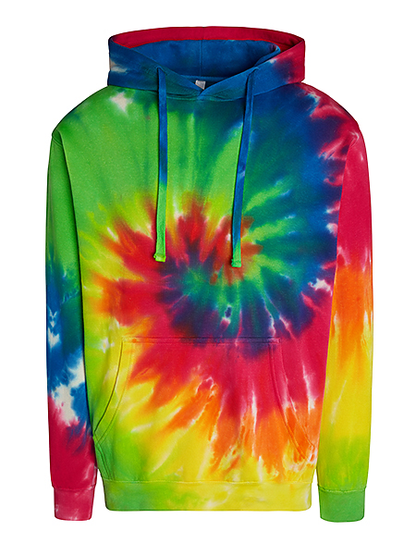 Tie-Dye Pullover Hoodie 7001 - Comfortable & Stylish Customizable Fleece-Noveltiesmart.com