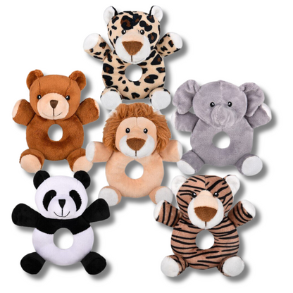 Infant Plush Rattles – Soft and Squeezable