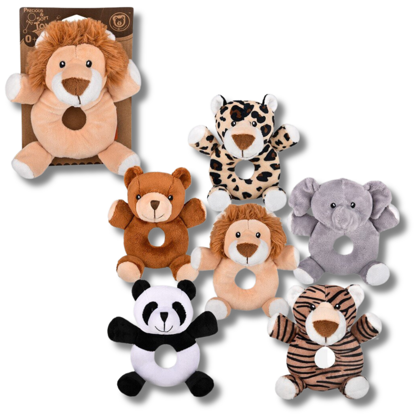 Infant Plush Rattles – Soft and Squeezable