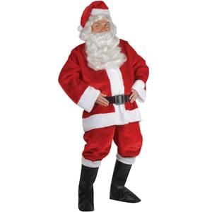 Plush Adult Santa Claus Christmas Suit Costume - NoveltiesMart.com Wholesale