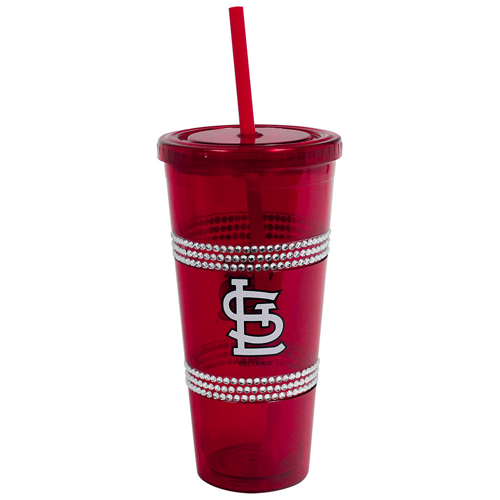 St. Louis Cardinals Tumbler - Rhinestone 22 oz