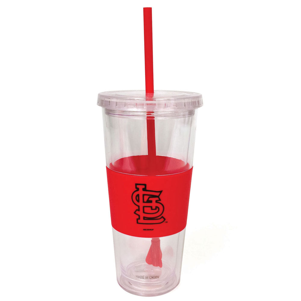 St. Louis Cardinals Tumbler - Clear 22 oz