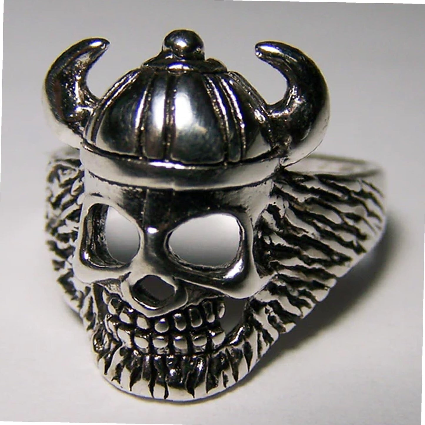 Wholesale Biker Ring Spiked Helmet Viking Skull