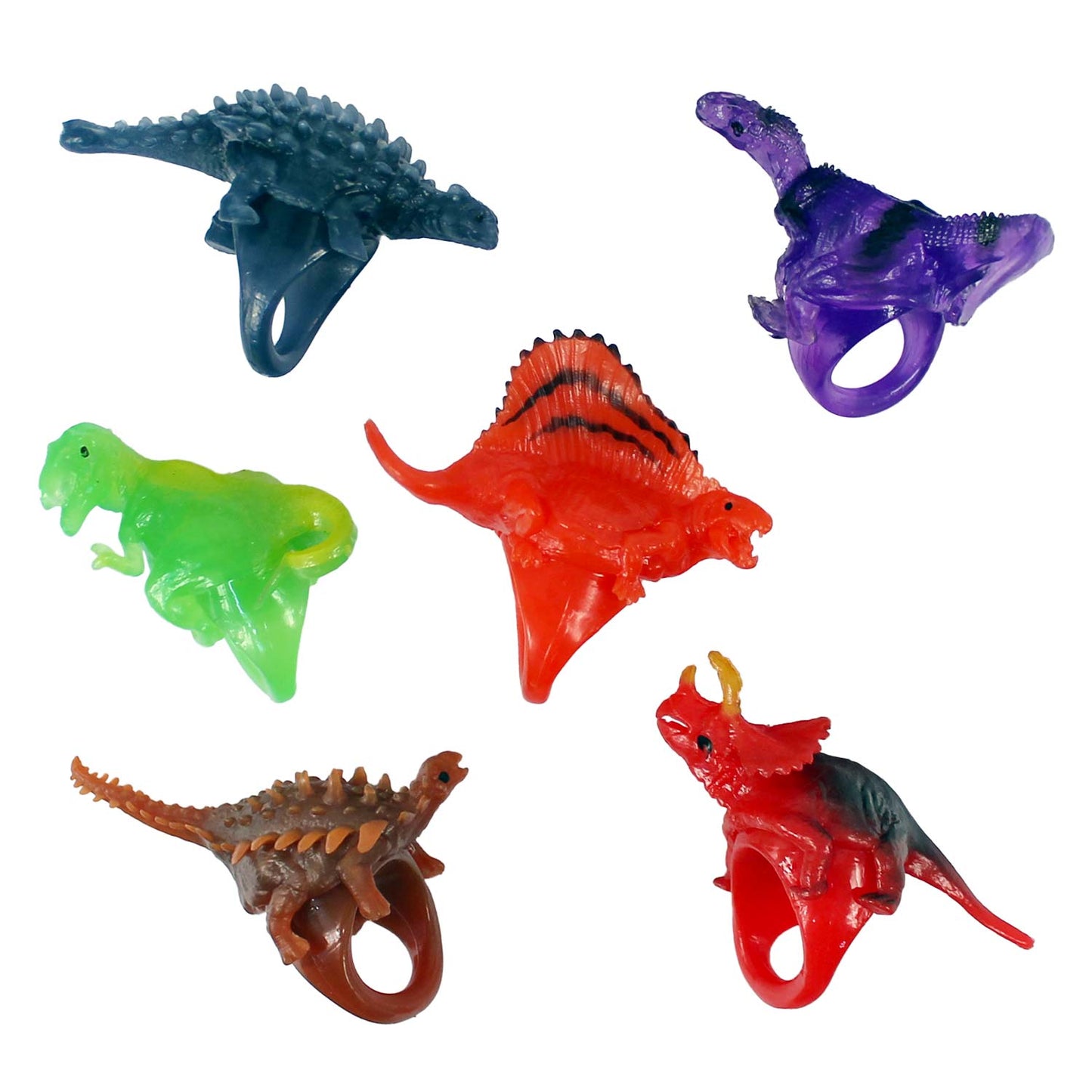 Jumbo Dinosaur Rings 2"-3" (100 PACK)