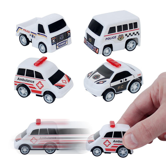 Pull-Back Emergency Vehicles 2" (100 PACK)