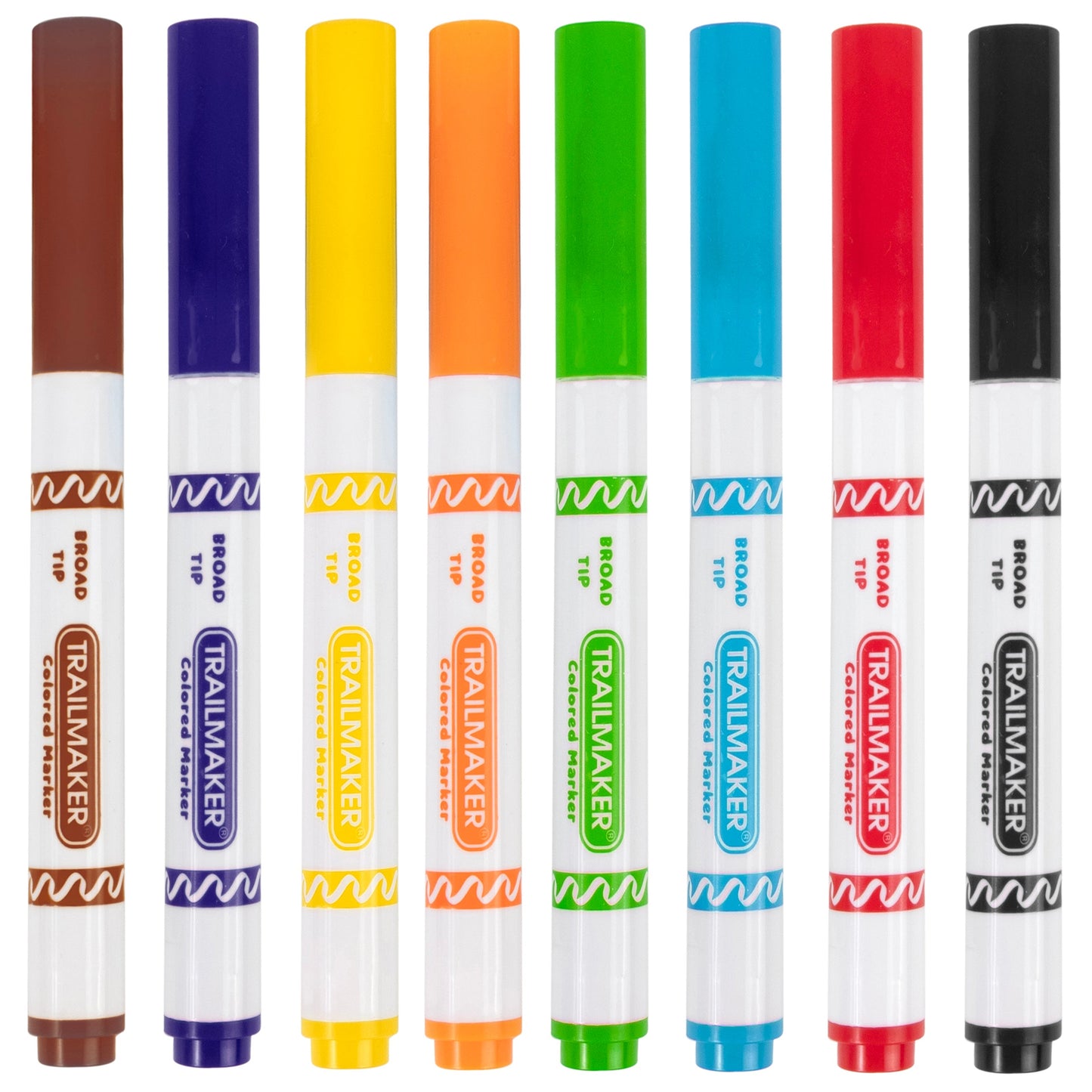 Broad Tip Colored Markers - 8 Pack Wholesale