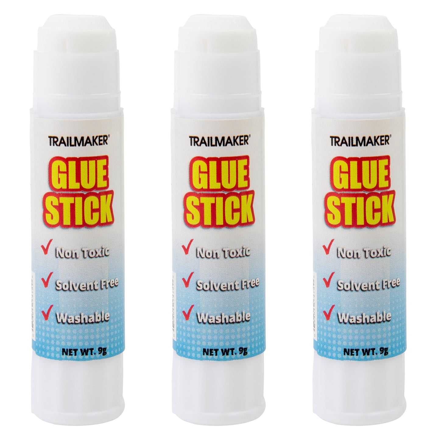 Wholesale Glue Stick (9 Grams) - 3 Pack