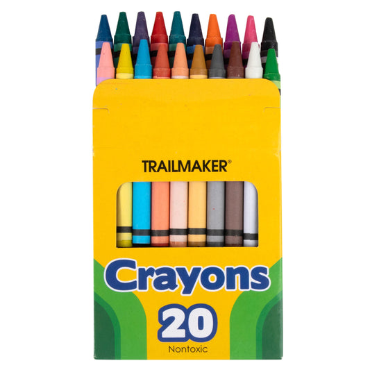 Kids Crayons 20-Pack NoveltiesMart Wholesale