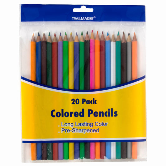 Trailmaker Colored Pencils 20 Pack Wholesale