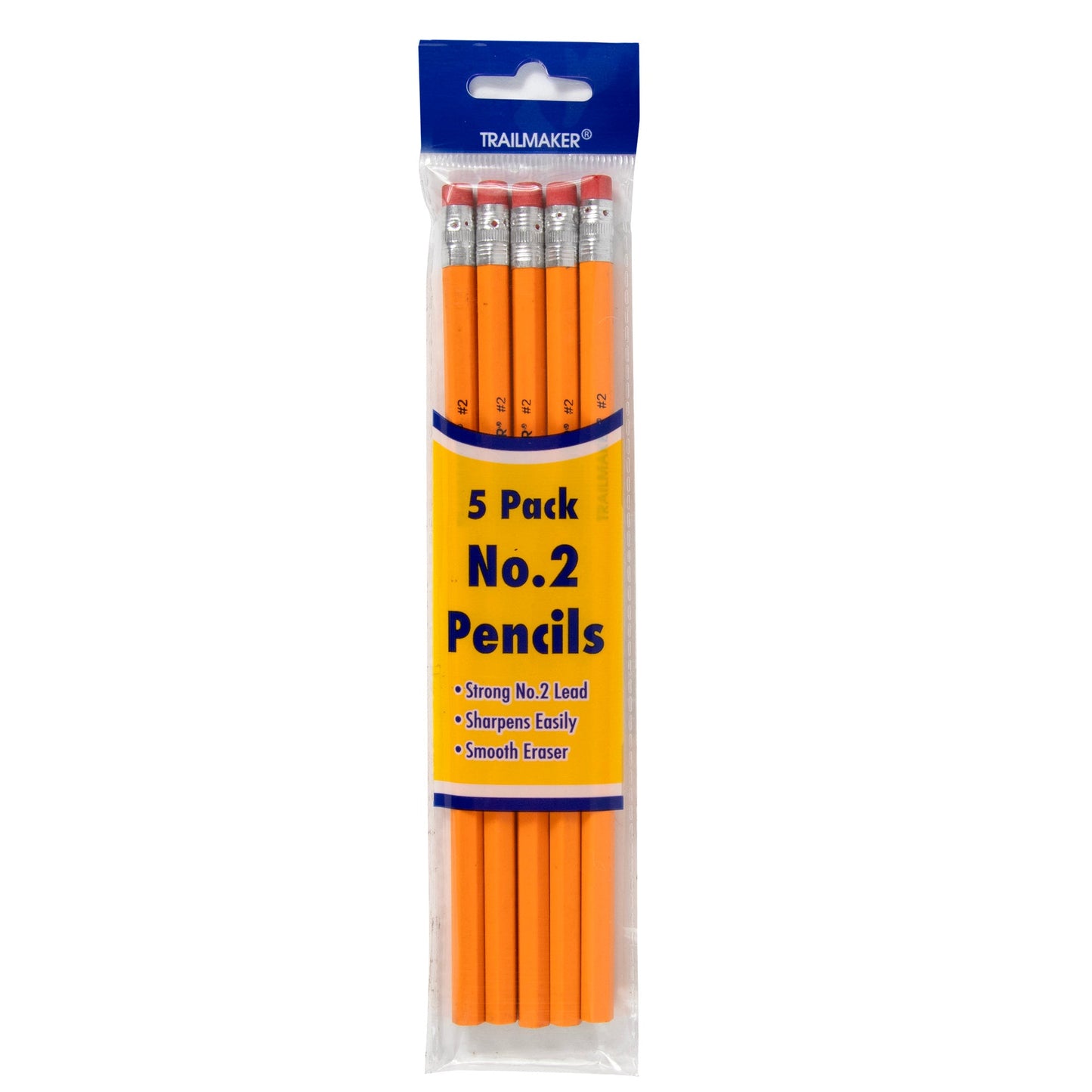 Wholesale No. 2 Pencils - 5 Pack