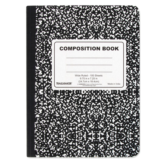 Composition Book, 100 Sheets, Wide Ruled Wholesale