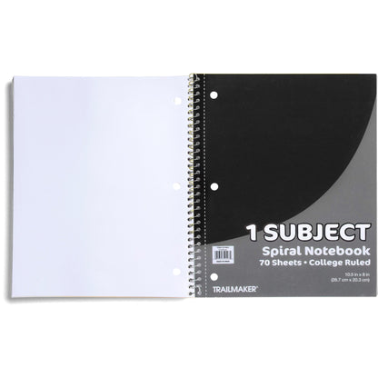 1-Subject Notebook, College Ruled, 70 Sheets NoveltiesMart Wholesale