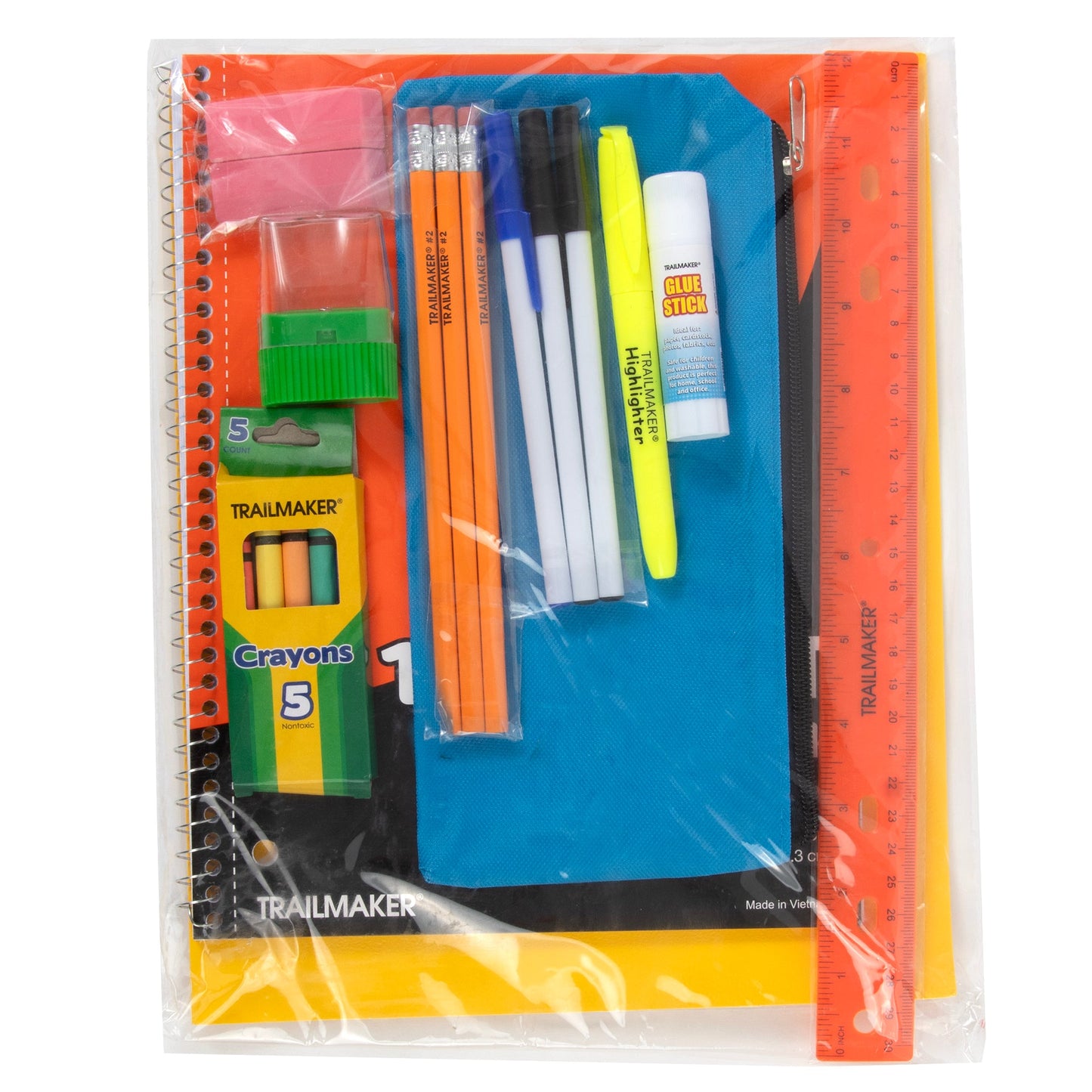 School Supply Kit 20 Piece Set NoveltiesMart Wholesale