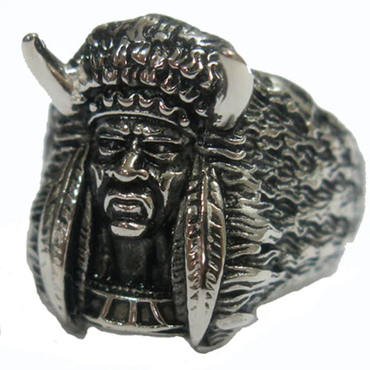 Medicine Man Stainless Steel Biker Ring Wholesale - NoveltiesMart.com Wholesale