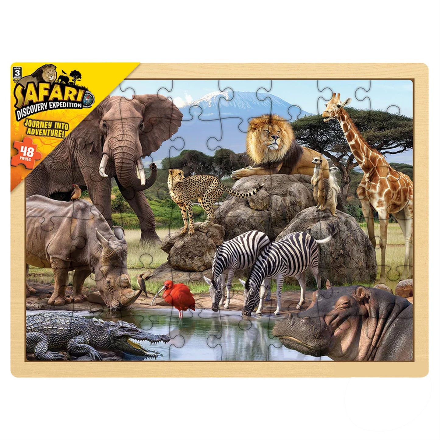 48pc Safari Puzzle – Fun and Educational