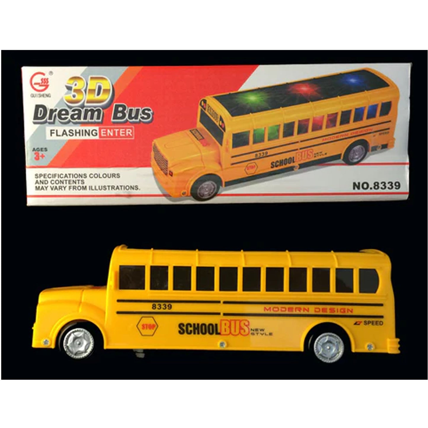 Battery-Operated School Bus Kids Toy