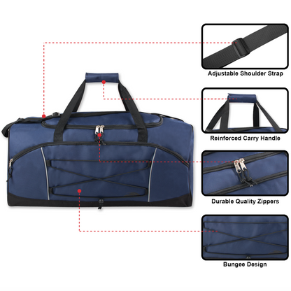 Trailmaker 26 Inch Bungee Duffel Bag Wholesale