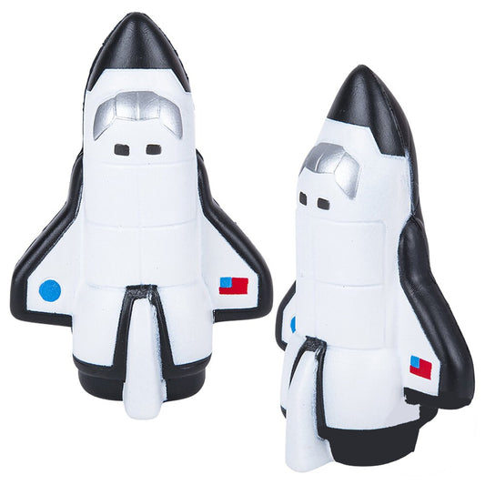 4.75" Squish Space Shuttle - Soft Slow-Rise Fidget Toy