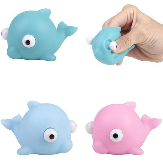 Squeezy Dolphin With Pop Out Eyes – Fun Sensory Toy