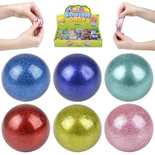 Squish Sticky Metallic Orbs – Stretchy Fidget Toy