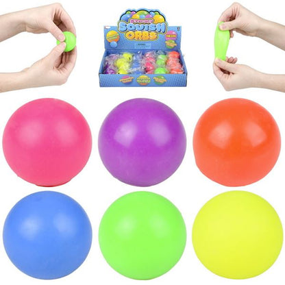 Squish Sticky Neon Orbs – Stretchy Fidget Toy