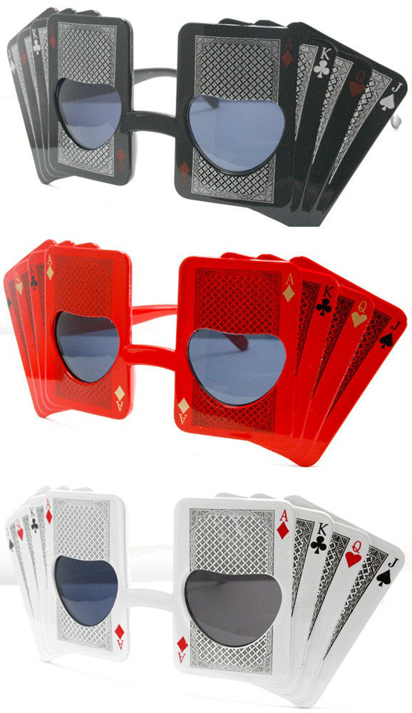 Royal Flush Cards Party Glasses - Wholesale