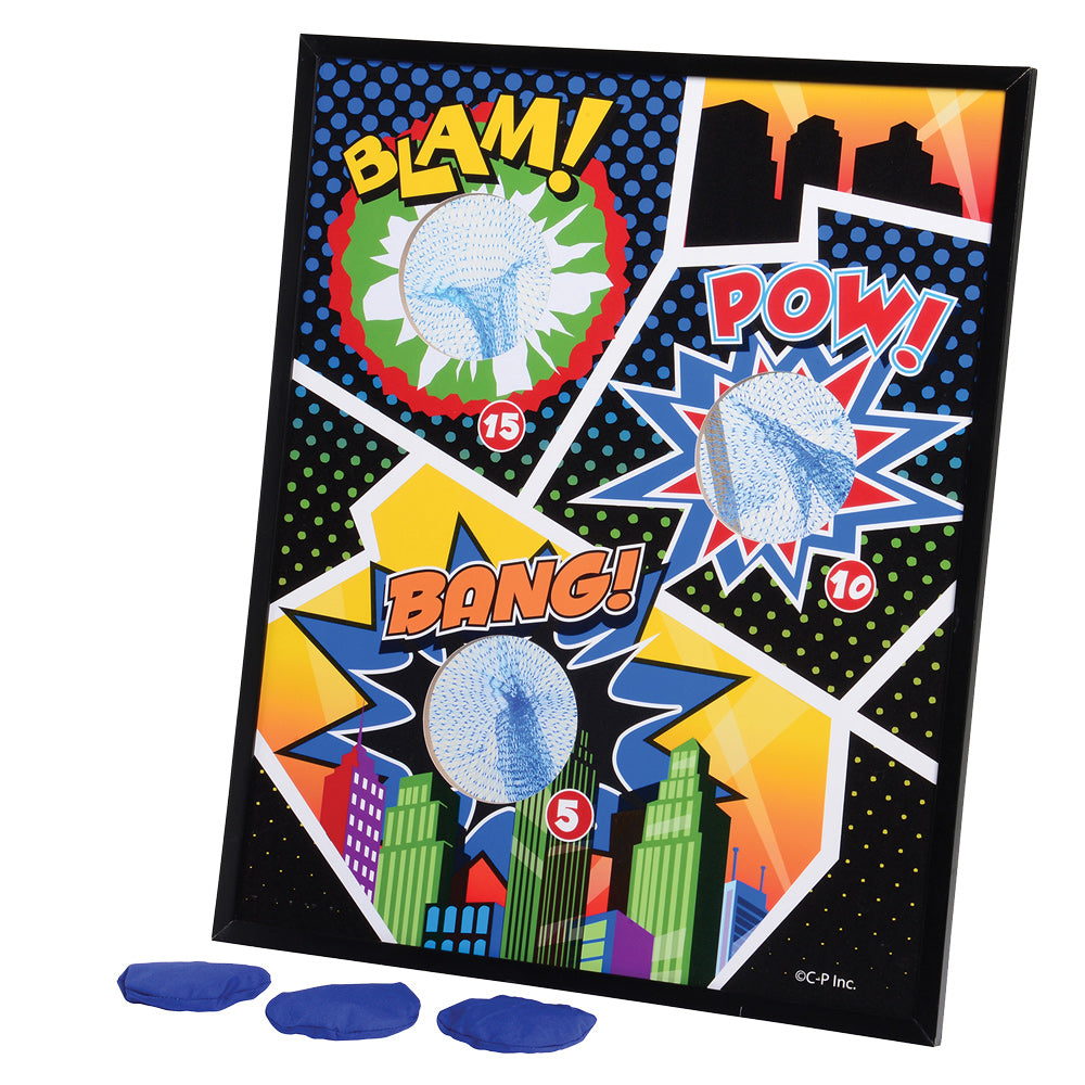 Superhero Bean Bag Toss Game 19"