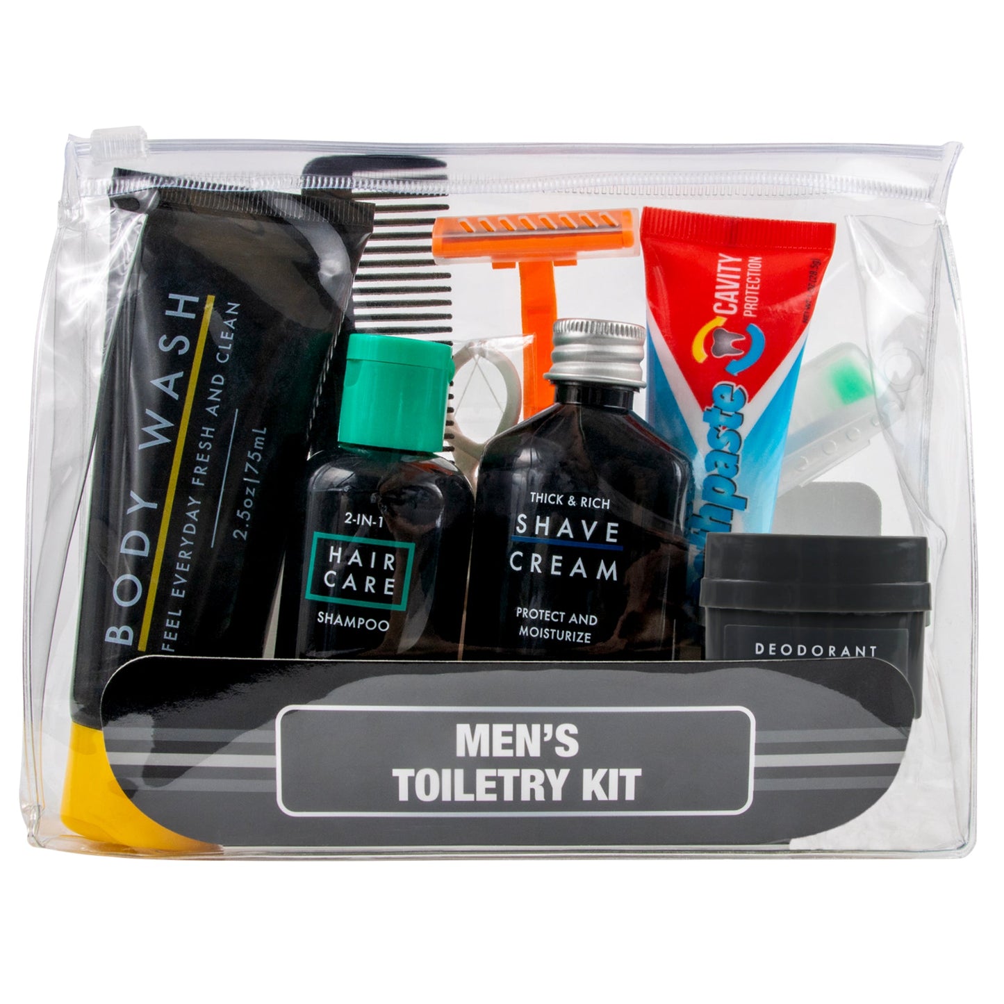 Men's 13-piece Toiletry Kit with Pouch Wholesale