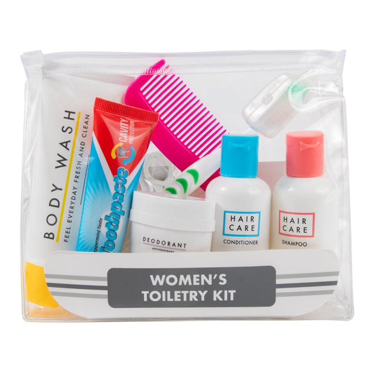 Women's 15-piece Toiletry Kit with Pouch Wholesale