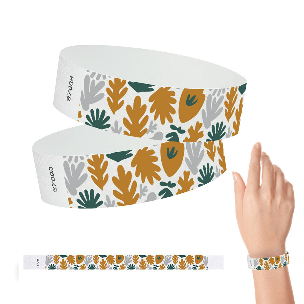 Paper Wristbands 3/4" Fall (500 PACK) Wholesale