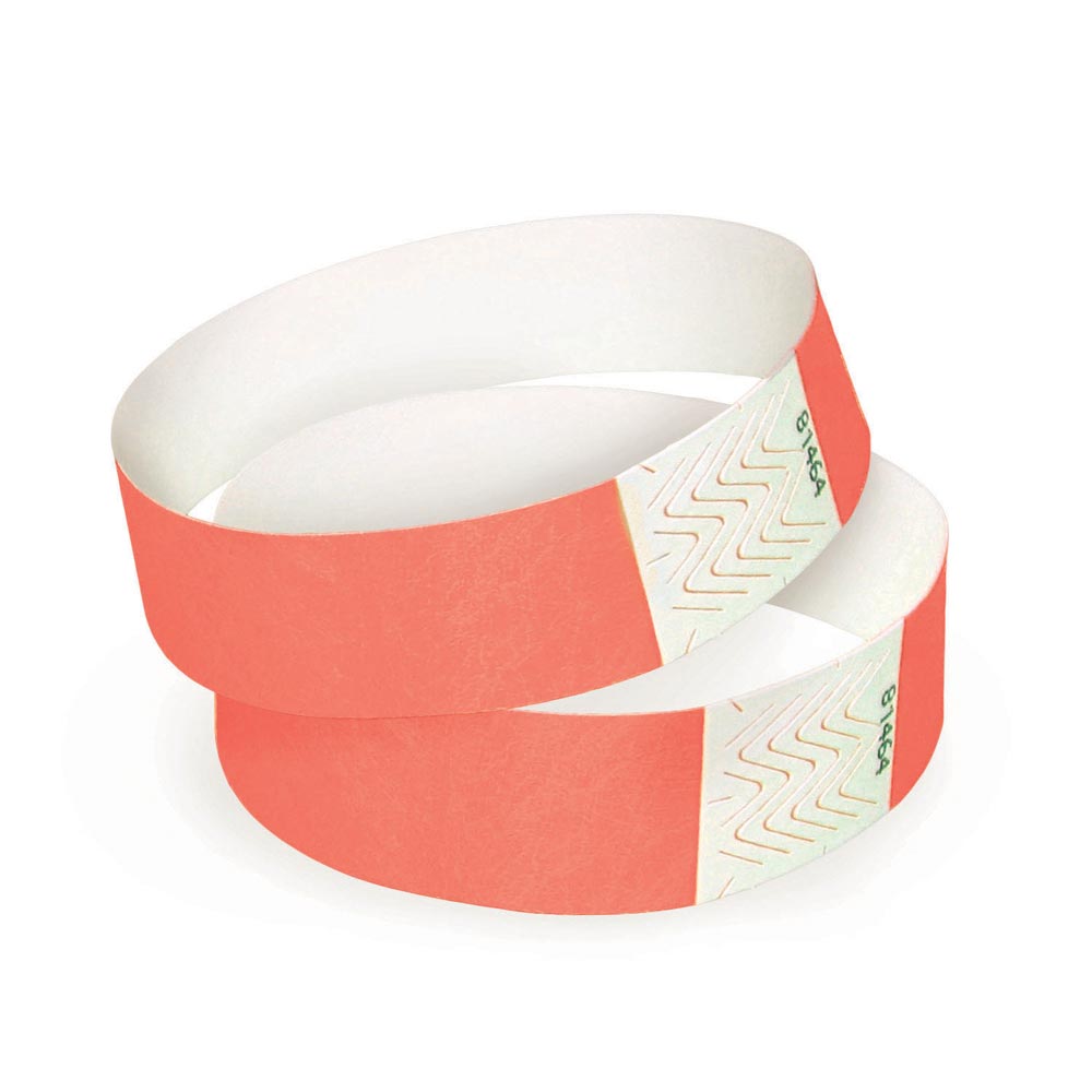 Tyvek Paper Wristbands 3/4" Sunfire (500 PACK)