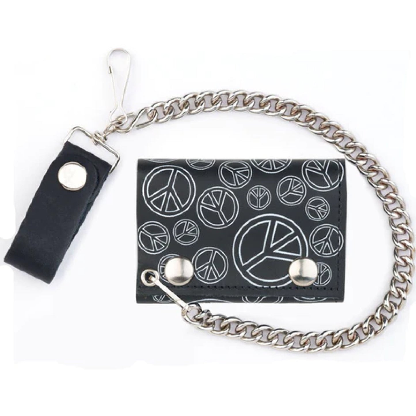 Leather Wallets with Chain Wholesale