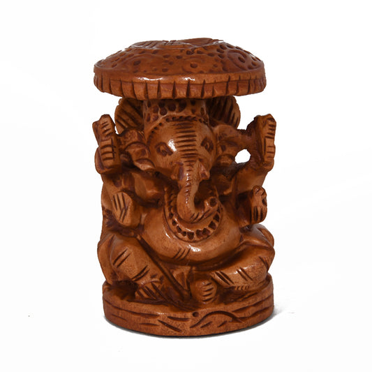 Wooden Carving of Ganesh