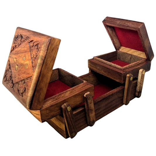 Wholesale Wooden Jewellery Box with Compartments